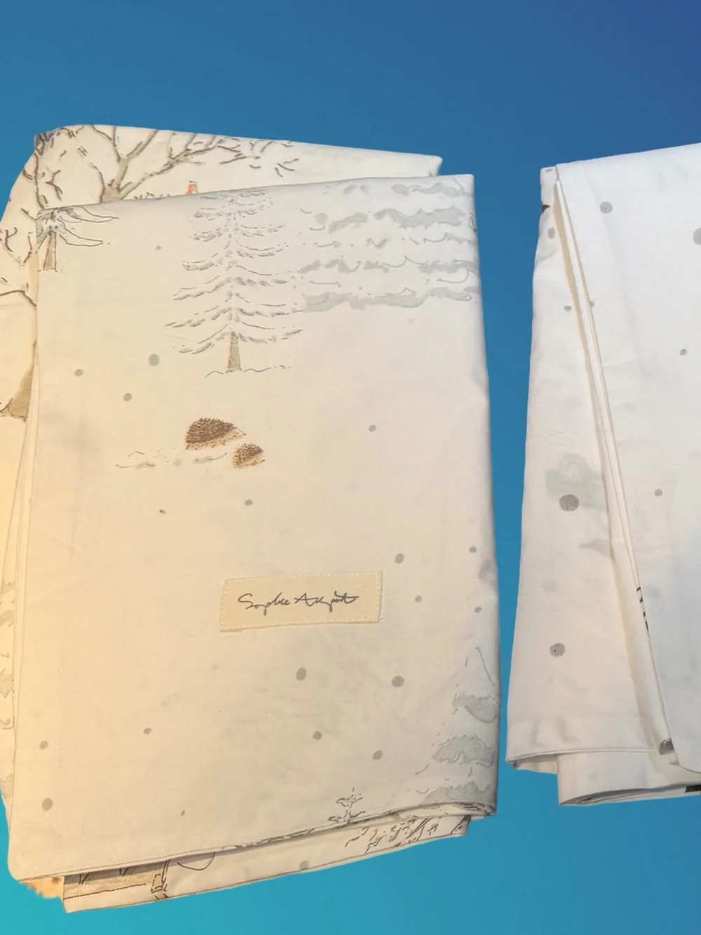 Sophie Allport NWOT Set of 6 Holiday and Winter Woods Theme Pillow Cases